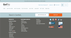 Desktop Screenshot of gelpro.com